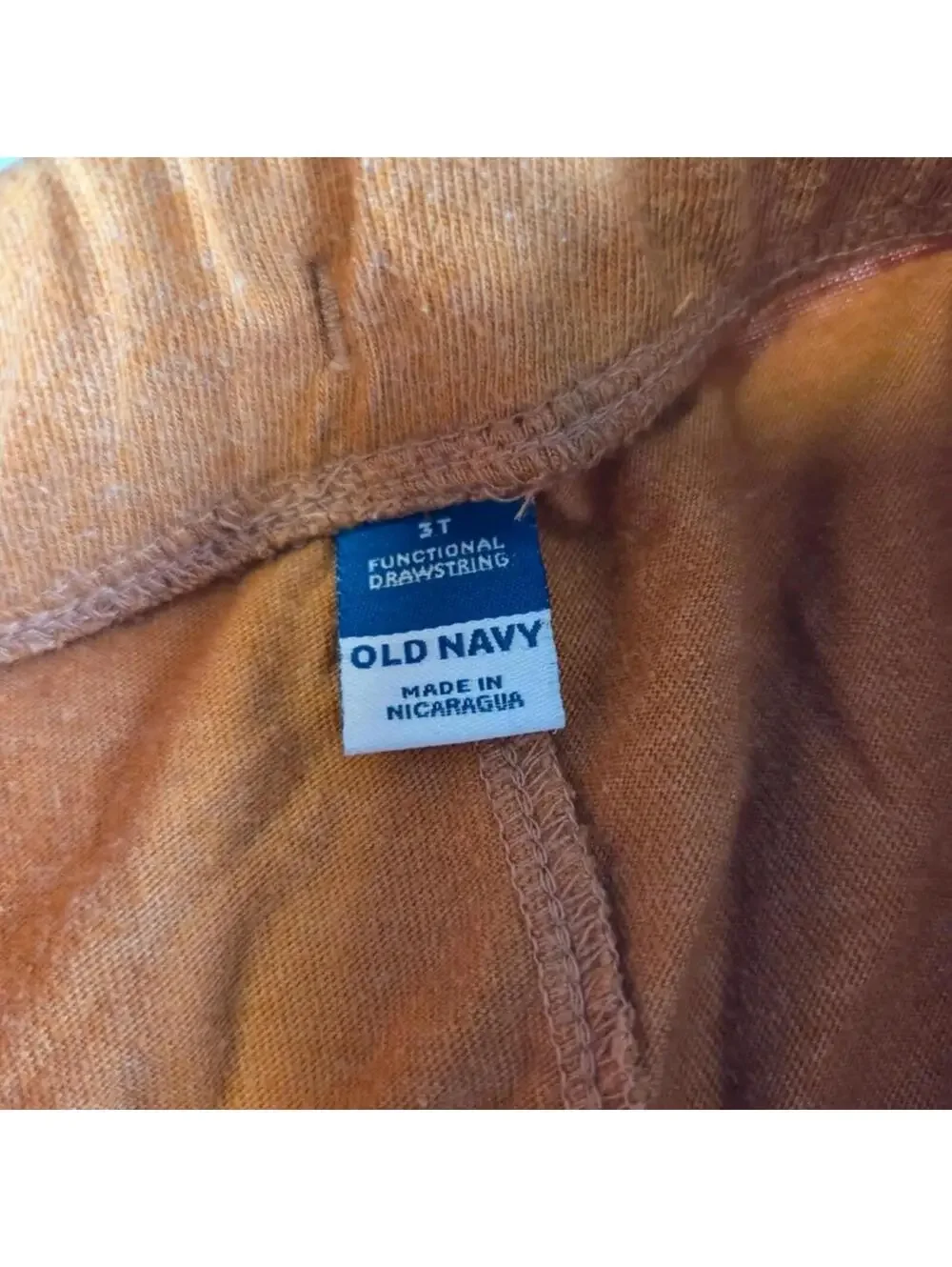 Old Navy Toddler Jogger Pants Brown Drawstring Size 3T #1222